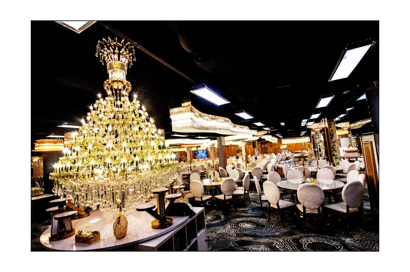 Ballroom interior at KINEX Level 3